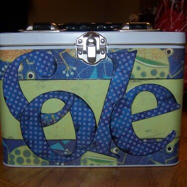 Cole Altered Lunch Box