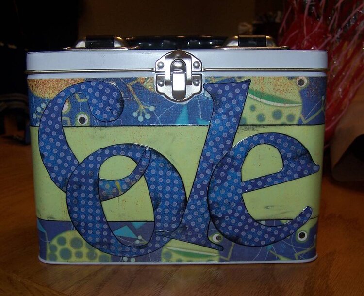 Cole Altered Lunch Box
