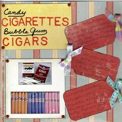 Candy Cigarettes Bubblegum Cigars