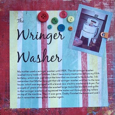 Wringer Washer