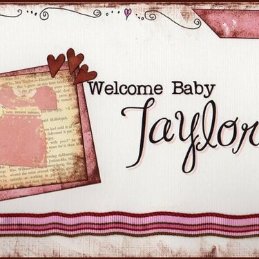 Welcome Baby Taylor