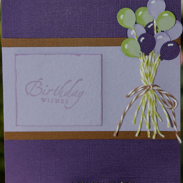 Purple Birthday Wishes