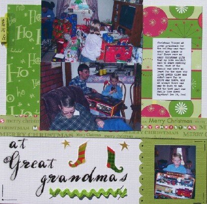 Dec 16th Sketch: At Great Grandmas