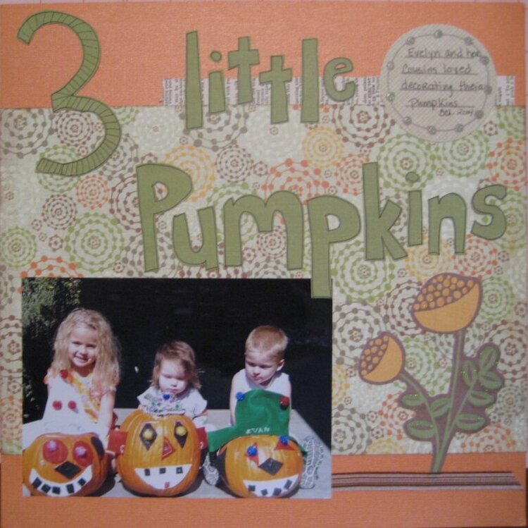 3 little pumpkins