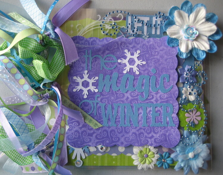 The Magic of winter acrylic album