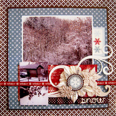 Winter Snow *My Creative Scrapbook*