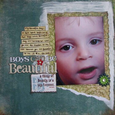 Boys can be beautiful...
