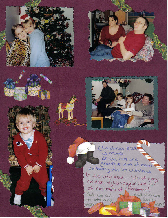 CHRISTMAS AT MOM&#039;S 2003