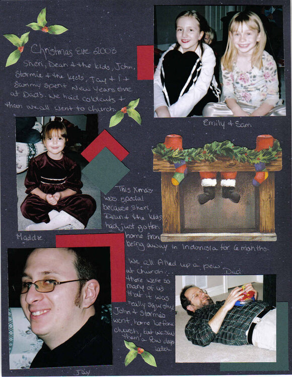 CHRISTMAS EVE 2003