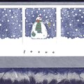 Snowman Peace Card