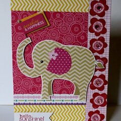 Hello Sunshine Baby Card