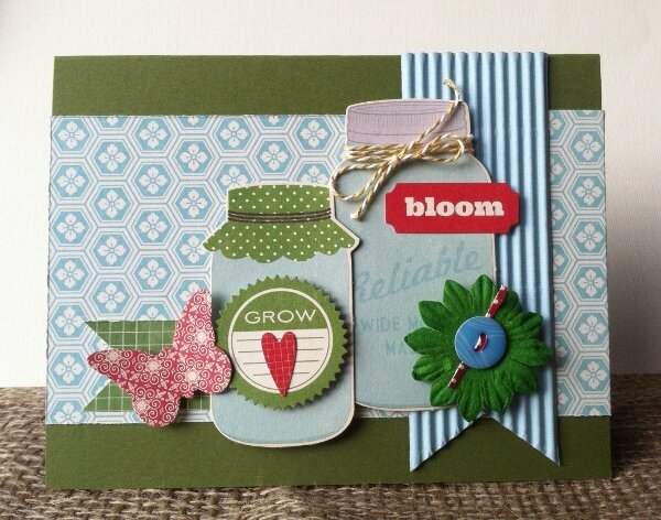 Love Bloom and Grown card
