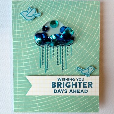 Brighter Days Ahead Shaker Card