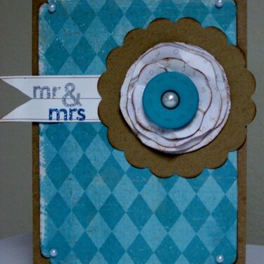 Mr. &amp; Mrs. Crate paper card