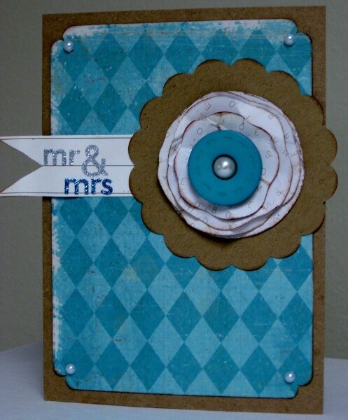 Mr. &amp; Mrs. Crate paper card