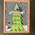 Happy Wishes Christmas Tree Card