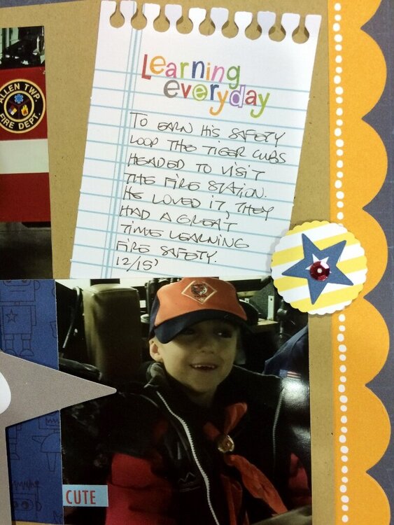 Cub Scouts at Firehouse Journaling
