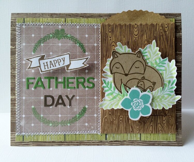 Fox Father&#039;s Day Card