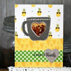 *Jillibean Soup* A Cup of Thanks Shaker Card
