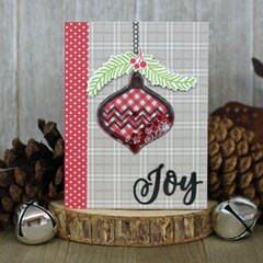 *Jillibean Soup* Joy Ornament Shaker Card