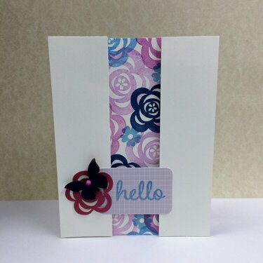 Floral Hello Card