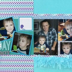 Birthday Boy Double Layout