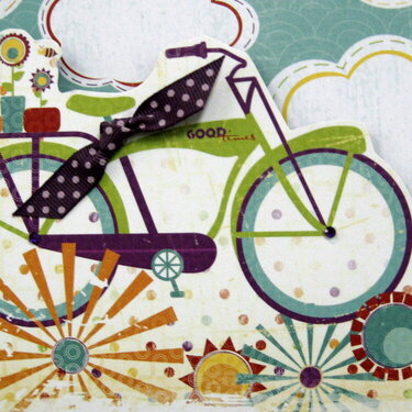 Bicycle Cutout Card