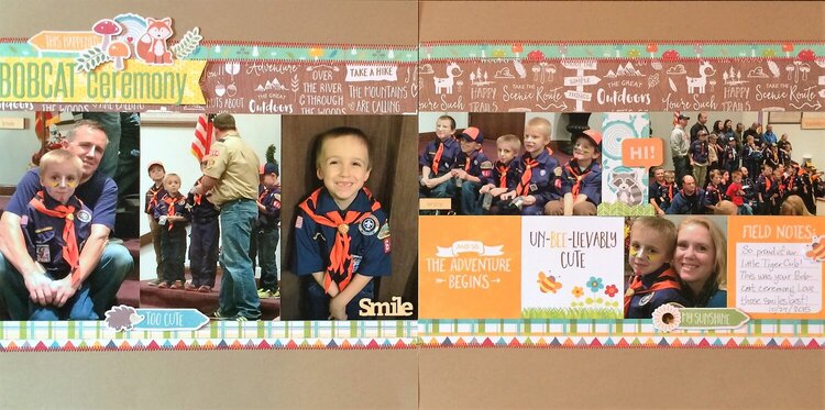 Cub Scout Bobcat Ceremony Layout