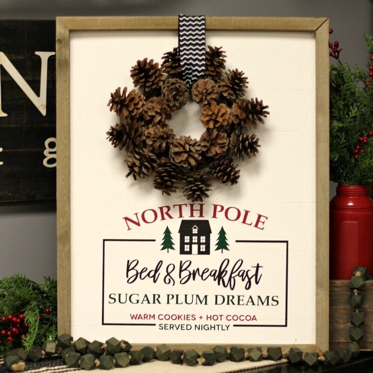 *Jillibean Soup* North Pole Bed &amp; Breakfast Sign