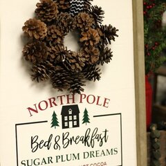 *Jillibean Soup* North Pole Bed & Breakfast Sign