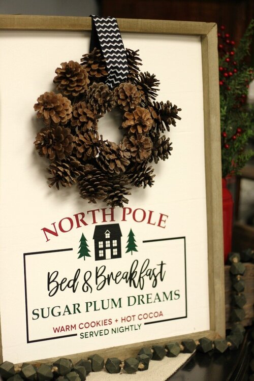 *Jillibean Soup* North Pole Bed &amp; Breakfast Sign