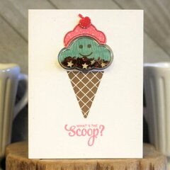 *Jillibean Soup* Whats The Scoop Shaker Card