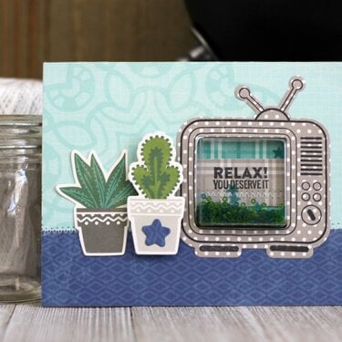 *Jillibean Soup* Relax Shaker Card