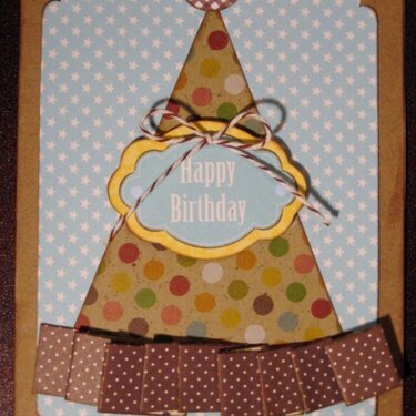 Jillibean Birthday hat card