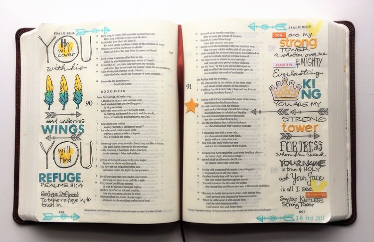 My Strong Tower Bible Journaling- full