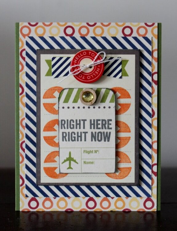 Right Here Right Now Card