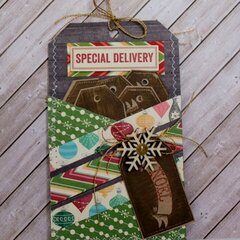 Special Delivery Christmas Tag Holder