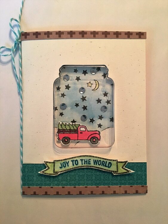 Joy to the World Jar card