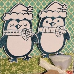 Winter Wishes Penguins detail