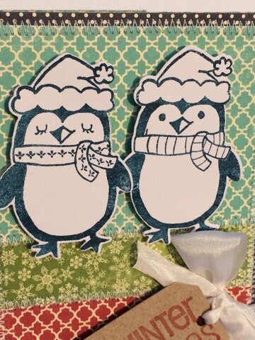 Winter Wishes Penguins detail