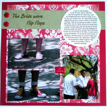 The Bride wore Flip Flops (dec 10th sketch)