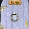 Lilac glitter fairy door