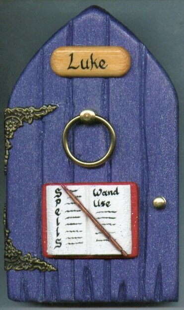 Purple wizard door