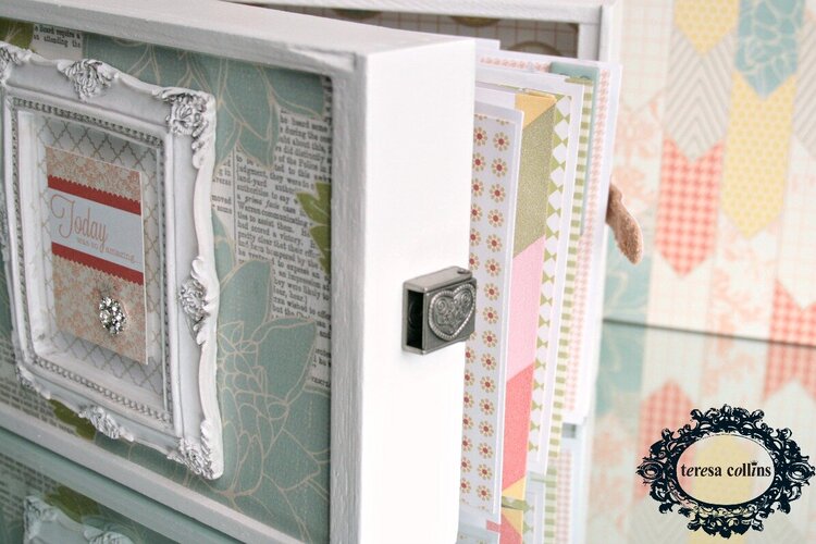 *Teresa Collins* Antique drawers turned into mini book