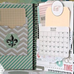 *Teresa Collins* Planner using stitched notebook