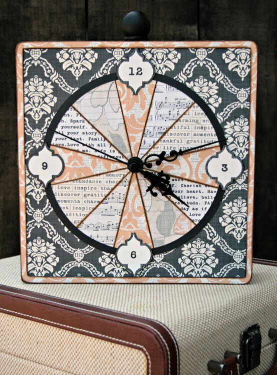 Cigar box Clock *Teresa Collins - Vintage Finds