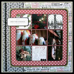 Christmas Home layout Teresa Collins