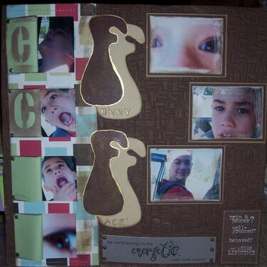 Oct color challenge  brown&amp;amp; Get those pages done &amp;amp; scraplift (can i
