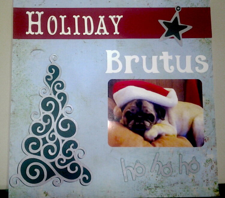 holiday brutus (pug)