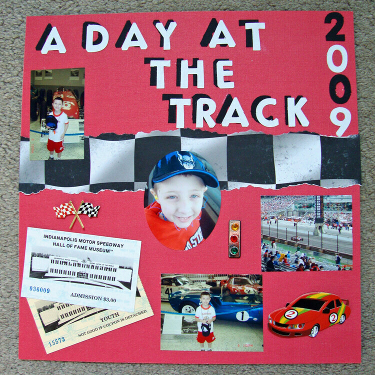 a day at the track-aaron